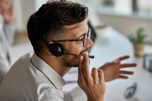 man from costumer service
