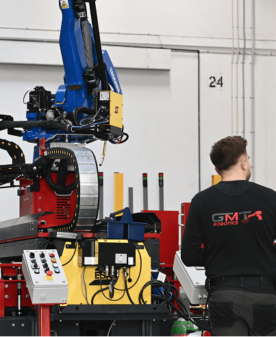 GMT Robotics person welding