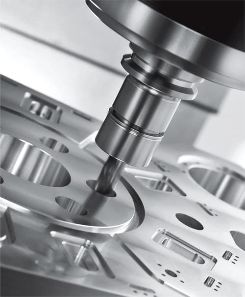 Close up of a robotic arm